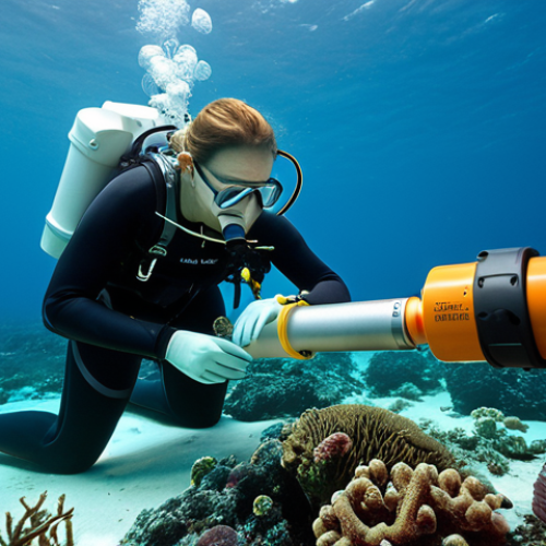 Home 11 **
Underwater sensors and equipment deployed in the ocean, collecting data on temperature, salinity, oxygen levels, pH, and pollution. Focus on the technological aspect and the variety of sensors used.
**